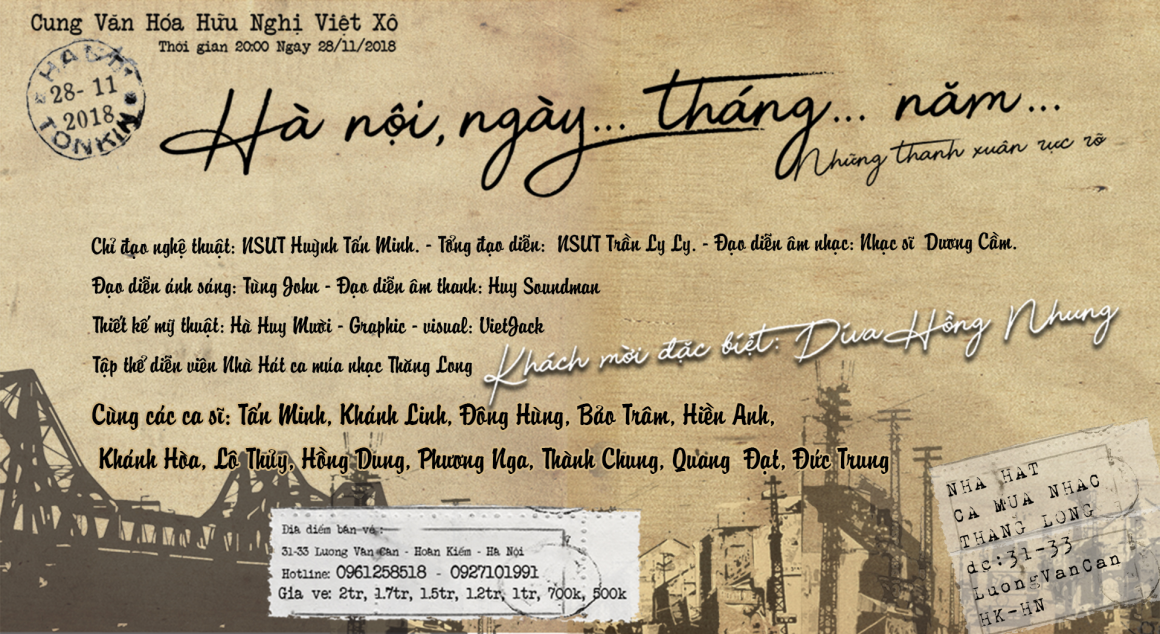 Trang mới của Nhà hát Ca múa nhạc Thăng Long